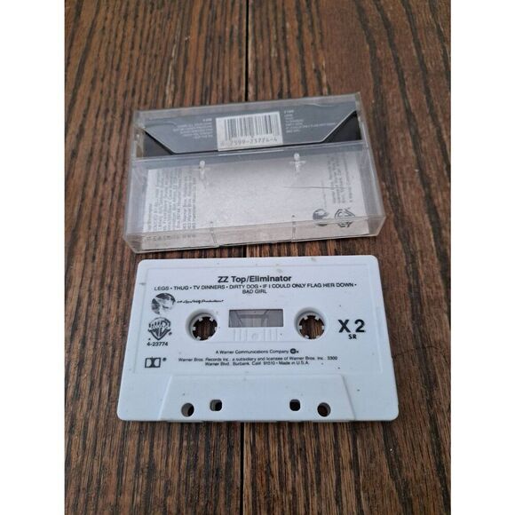 Vintage 1983 ZZ Top Eliminator Music Cassette Tape - Picture 2 of 2